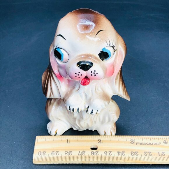 Vintage Bradley Japan Cocker Spaniel Puppy Dog Figurine Midcentury Kitsch Decor - Picture 8 of 11